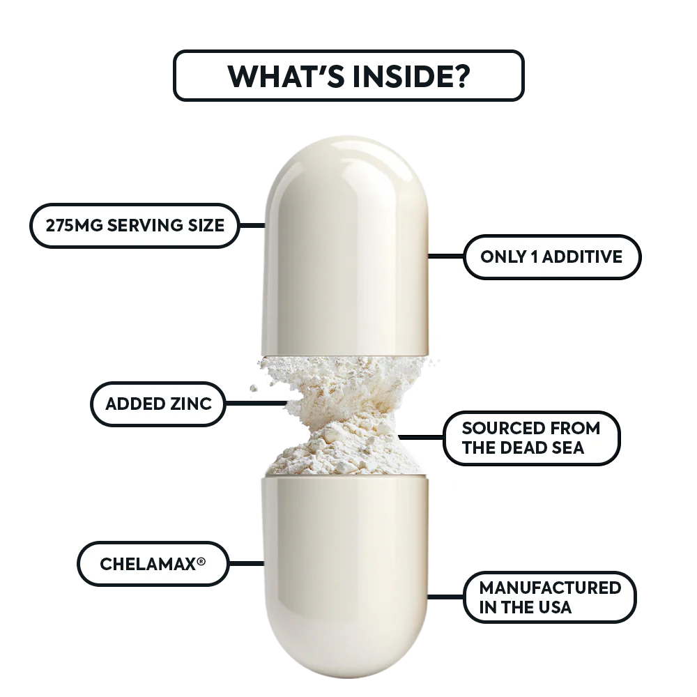 Organics Ocean Pure Magnesium Glycinate with Zinc 90 Capsule