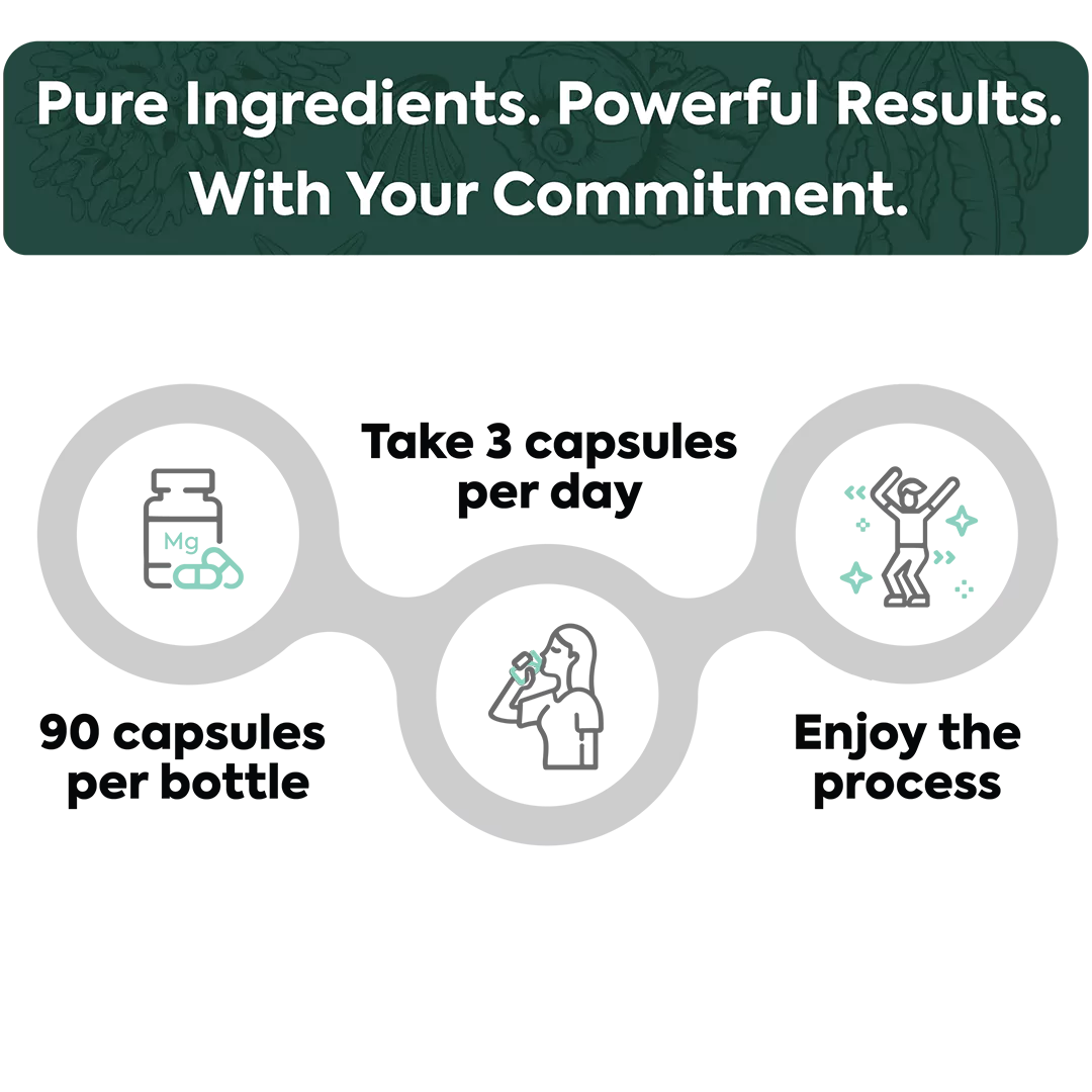 Organics Ocean Pure Magnesium Glycinate with Zinc 90 Capsule