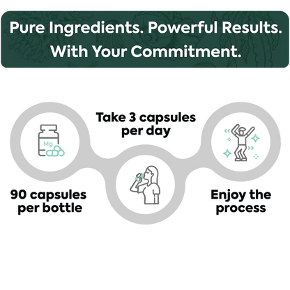 Organics Ocean Pure Magnesium Glycinate with Zinc 90 Capsule