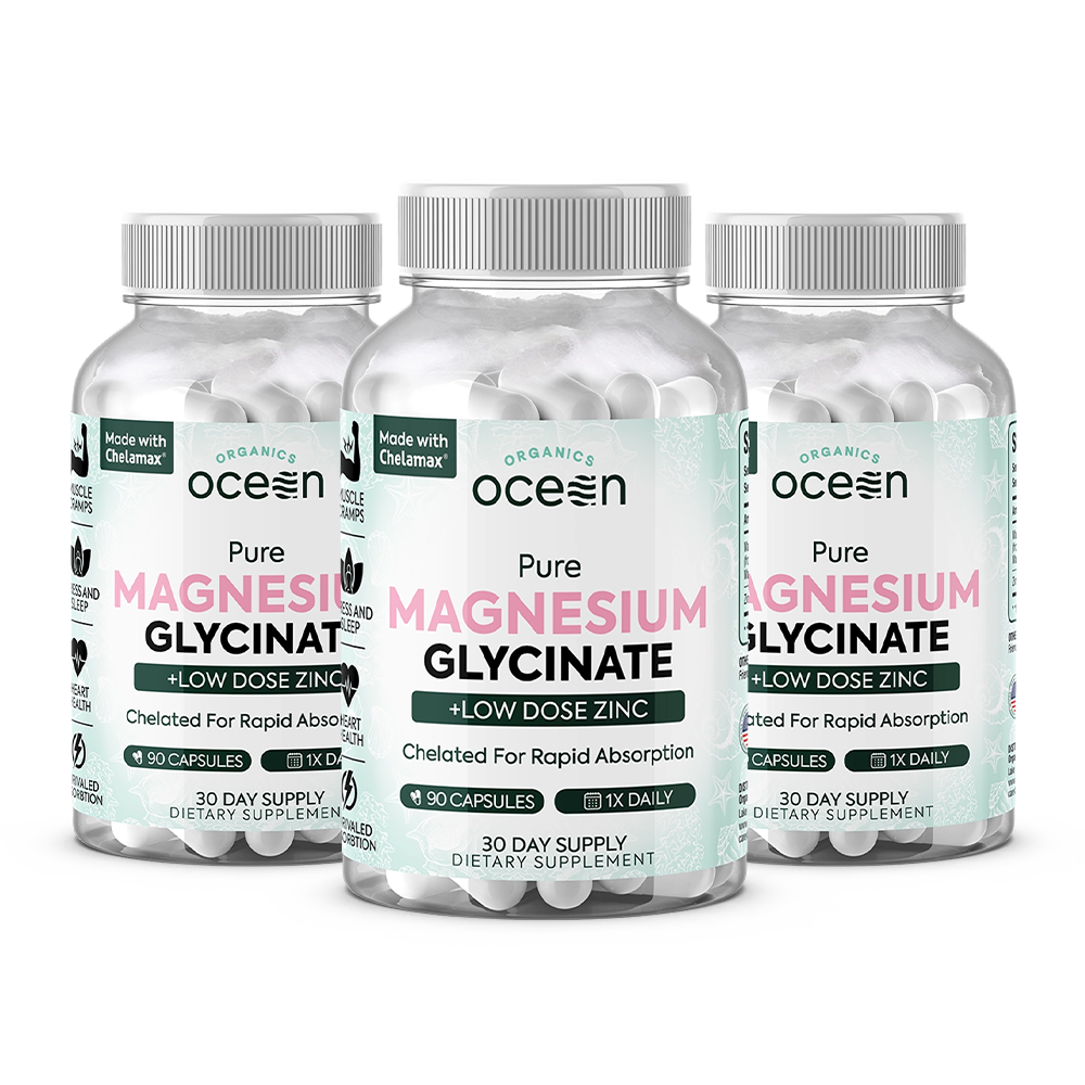 Organics Ocean Pure Magnesium Glycinate with Zinc 90 Capsule